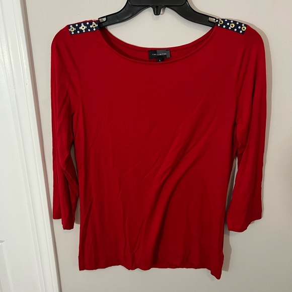 The Limited Tops - The Limited Button Detail Top